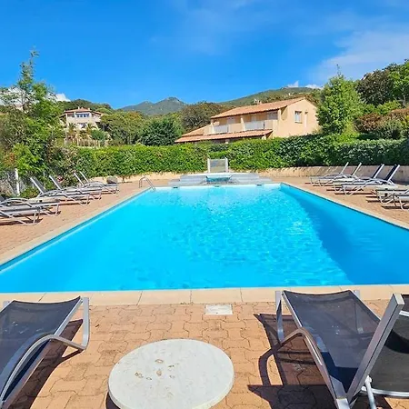 Entre Mer, Piscine Et Maquis, T2 Avec Panorama Apartmán