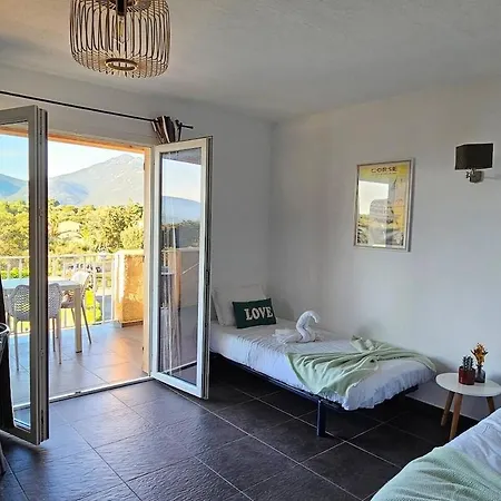 Entre Mer, Piscine Et Maquis, T2 Avec Panorama Apartmán