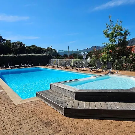 Entre Mer, Piscine Et Maquis, T2 Avec Panorama شقة *