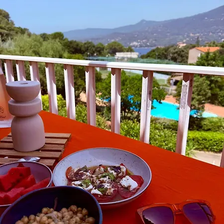 Entre Mer, Piscine Et Maquis, T2 Avec Panorama بروبرِيانّو