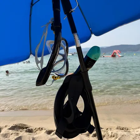 Entre Mer, Piscine Et Maquis, T2 Avec Panorama شقة